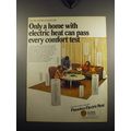 1969 Edison Electric Institute Ad - Only a home with electric heat can pass