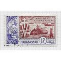 MADAGASCAR 1954 10TH ANNIVERSARY LIBERATION TAN...