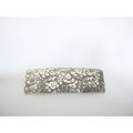 Shiny silver flowers leaves vine metal flower f...