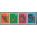 1965 Michel 464/467 - MNH (**) - BIRD