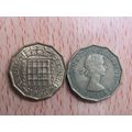 GB 1966 Elizabeth II Brass Threepence 3d Coin