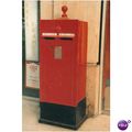 GB Postcard - Post Box - KEV11 Free-standing wa...