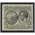 Dominica KGV 1923 2d Black & Grey Mounted Mint ...
