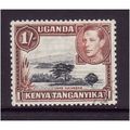KENYA,UGANDA AND TANGANYIKA 1938 SG145 1s BLACK...