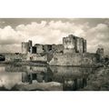 Vintage GB Postcard - Caerphilly Castle, Glamor...