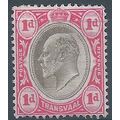 Transvaal 1904 SG261 1d Black & Carmine Mint No...