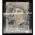 Used 212 1c Benjamin Franklin Barely Clears RA0487