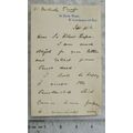 Vintage: letter St. Michaels Trust, St. Leonard...