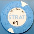 Strat. $1 Casino Chip. Las Vegas, NV. Y26.