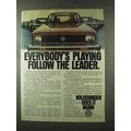 1980 Volkswagen Rabbit Ad - Playing Follow the Leader
