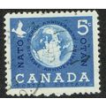 Canada 1959 10th Anniversary of NATO 5c Ultrama...