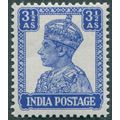 India 1941 3½a bright blue SG 272 unused