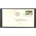 FDC C107 40c Swimming (No Cachet-Typed/A) CV42706
