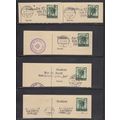 Germany 1938, 8 Stationary & Postcard corners w...