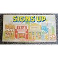 1981 " PARKERS SIGNS UP " BOARD GAME,COMPLETE F...