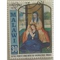 Malawi QEII 1972 Xmas 30t virgin child st Anne ...
