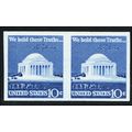 1520a, Mint VF NH 10¢ - Imperforate Coil Pair E...