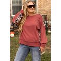 Redwood Burl Aztec Patchwork Drop Shoulder Plus...