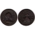 Great Britain. George I. Farthing 1721. dy21043