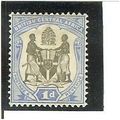 British Central Africa 1897 1d Black & Ultramar...