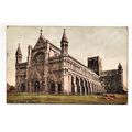 Herts. St Albans Abbey, S W. Vintage postcard p...