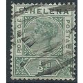 St Helena 1897 SG46 1/2d Green Wmk Crown CA Goo...