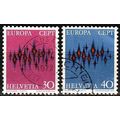 SCHWEIZ SWITZERLAND [1972] MiNr 0969-70 ( O/use...