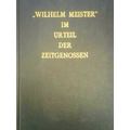 Wilhelm Meister Im Urteil Der Zeitgen