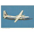 Air UK F27 Fokker Friendship Aircraft Postcard ...