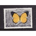 PAPUA NEW GUINEA 1966 BUTTERFLIES SG89 25c DELI...