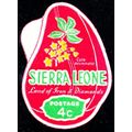 Sierra Leone 1967 4c Carmine Red Mounted Mint M...