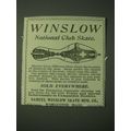 1900 Samuel Winslow National Club Skate Ad