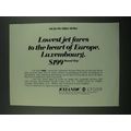1970 Icelandic Airline Ad - Lowest Jet Fares to...