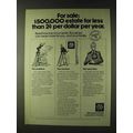 1979 New York Life Insurance Ad - $500,000 Estate