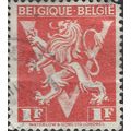 BELGIUM, Victory, heraldic lion, red 1944, 1F, #5