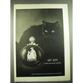 1968 Lanvin My Sin Perfume Ad - My Sin a most p...