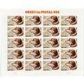 Owney The Postal Dog Sheet of 20 Current Rate S...