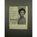 1955 Bachrach Photography Ad - Dovima, top fashion model