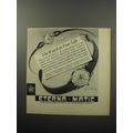 1955 Eterna-Matic Watches Ad - The watch in your life