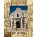 San Antonio Texas Laser Engraved Wood Picture F...