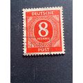 Briefmarke Alliierte Besatzung 8 Pfennig 1946 M...