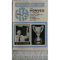 1970 programme Manchester City v. Honved of Hun...