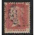 GB 1858 QUEEN VICTORIA 1d RED PLATE 94 OF USED ...