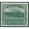 Dominica 1908 SG47 1/2d Blue-Green Mounted Mint...
