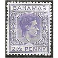 Bahamas 1943 SG153a 2 1/2d Violet Mounted Mint ...