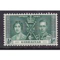 GIBRALTAR 1937 CORONATION 1/2d MINT SG118