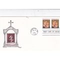 United States 1991 Christmas FDC Houston TX can...