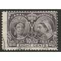 Canada 1897 SG130 8c Slate-Violet Good/Fine Use...