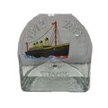 Titanic Ship 1912-2012 Solid Glass Bookend with...