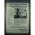 1985 Computone IBM PC/AT Ad - Atvantage Enhancement